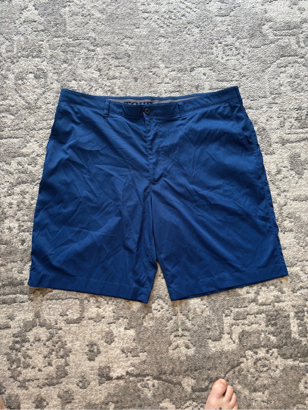 PGA Tour Men's Blue Performance Golf Shorts